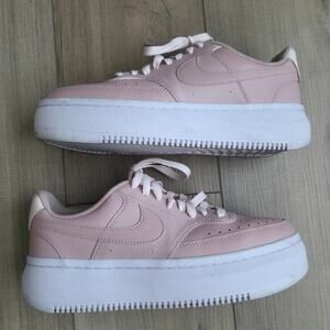 Nike Court Vision Alta Soft Pink Shoes Women Sz 9 DM0113 600